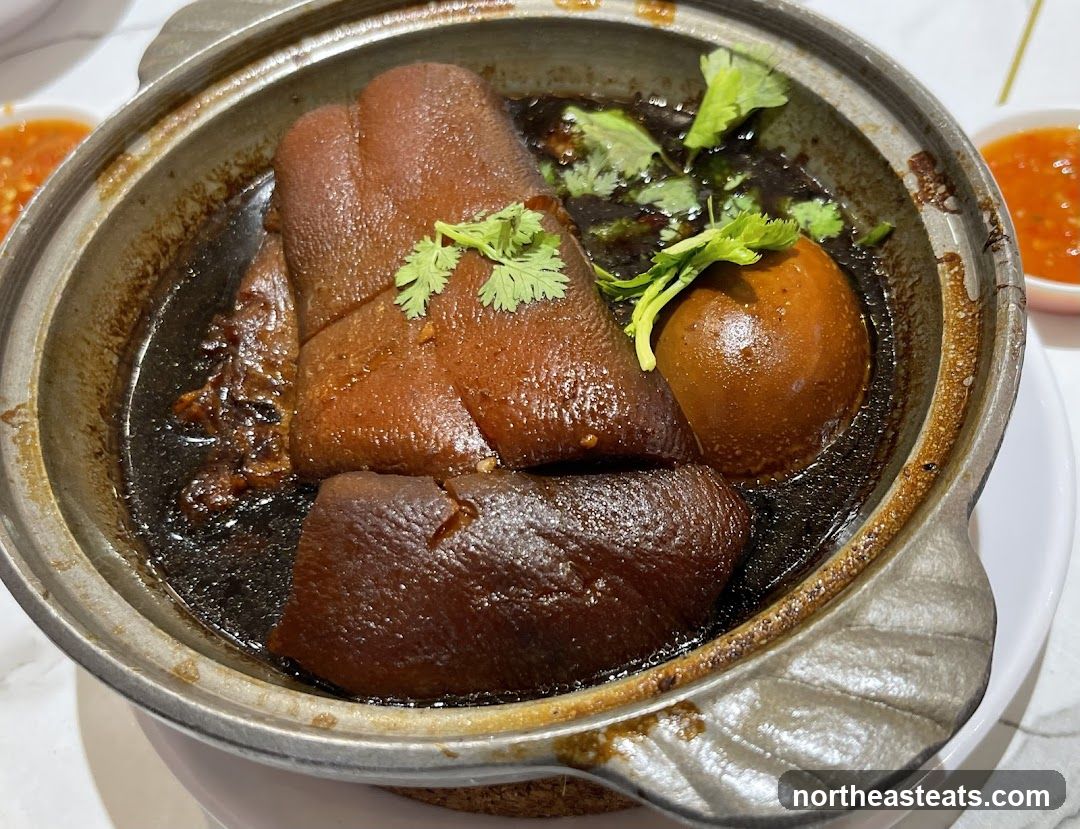 Braised Pork Knuckles with Egg