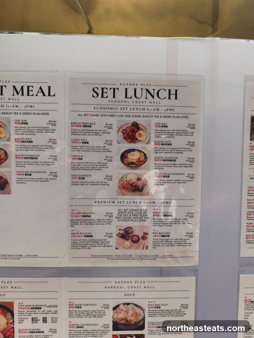 NAYANA PLUS SET LUNCH