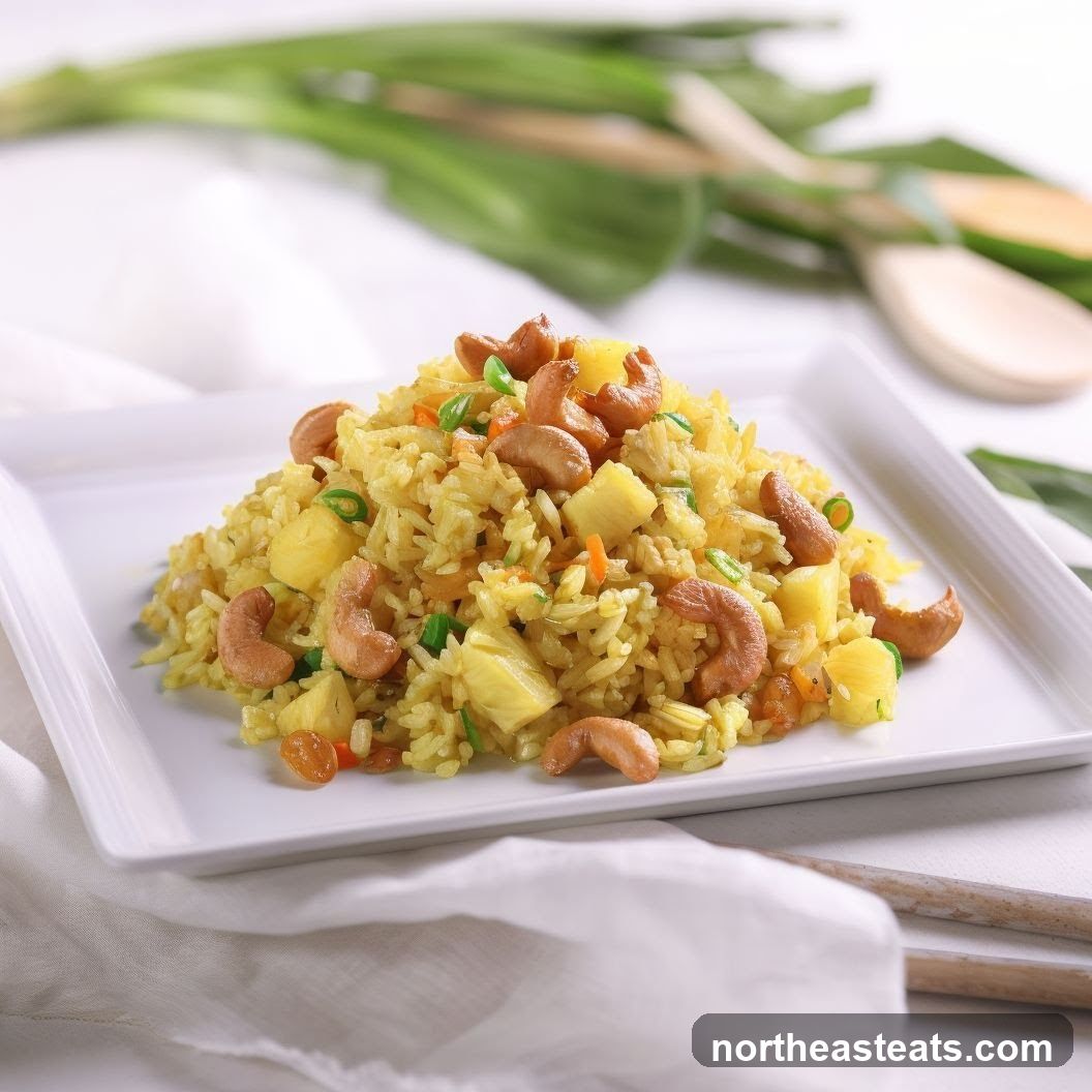 Pineapple Cashew Rice