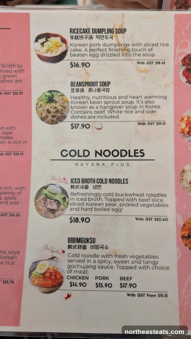 Korean Soups and Cold Noodles
