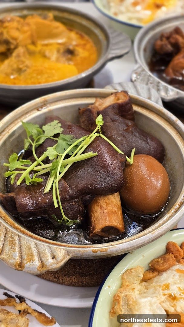 Braised Pork Knuckles and Egg