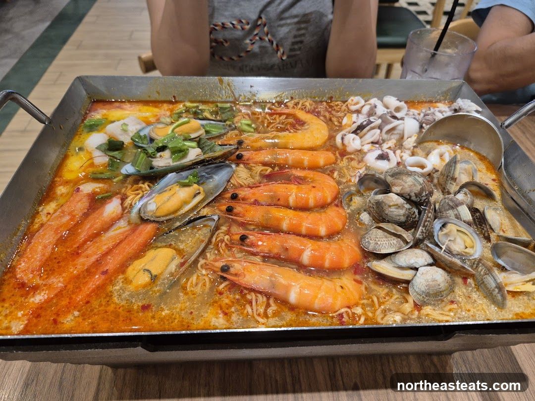 Seafood Noodle Hot Pot