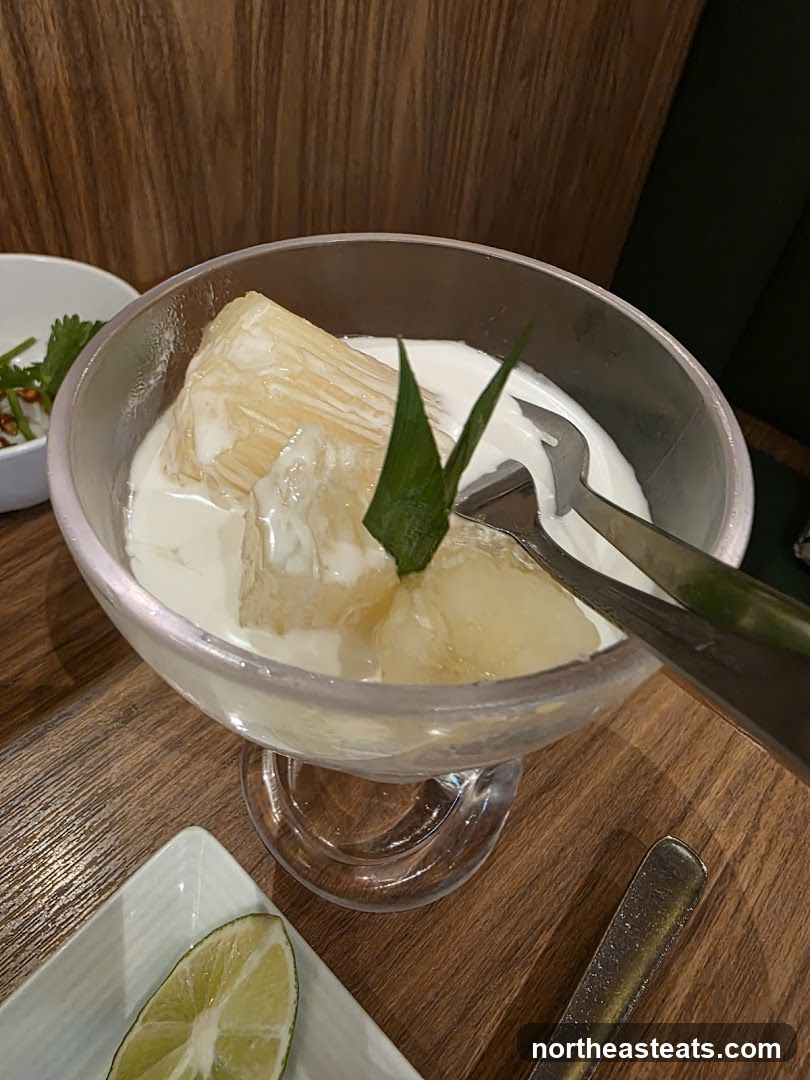 Dessert with Coconut Milk