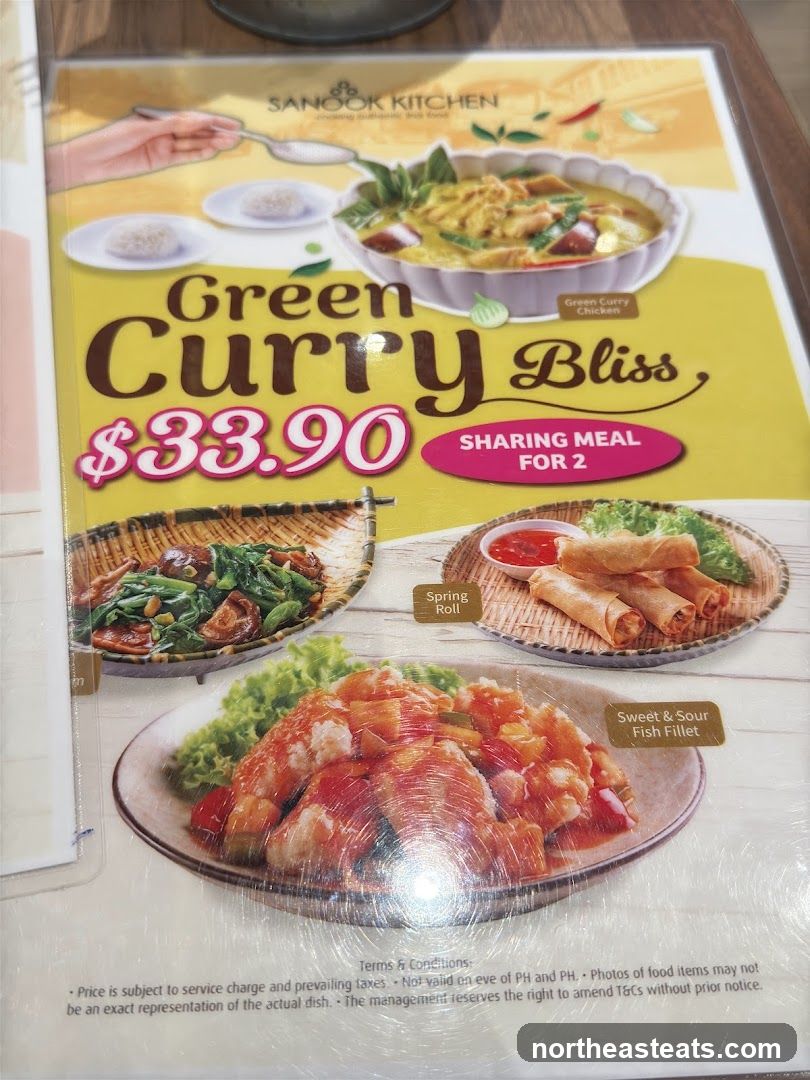 Green Curry Bliss Sharing Meal
