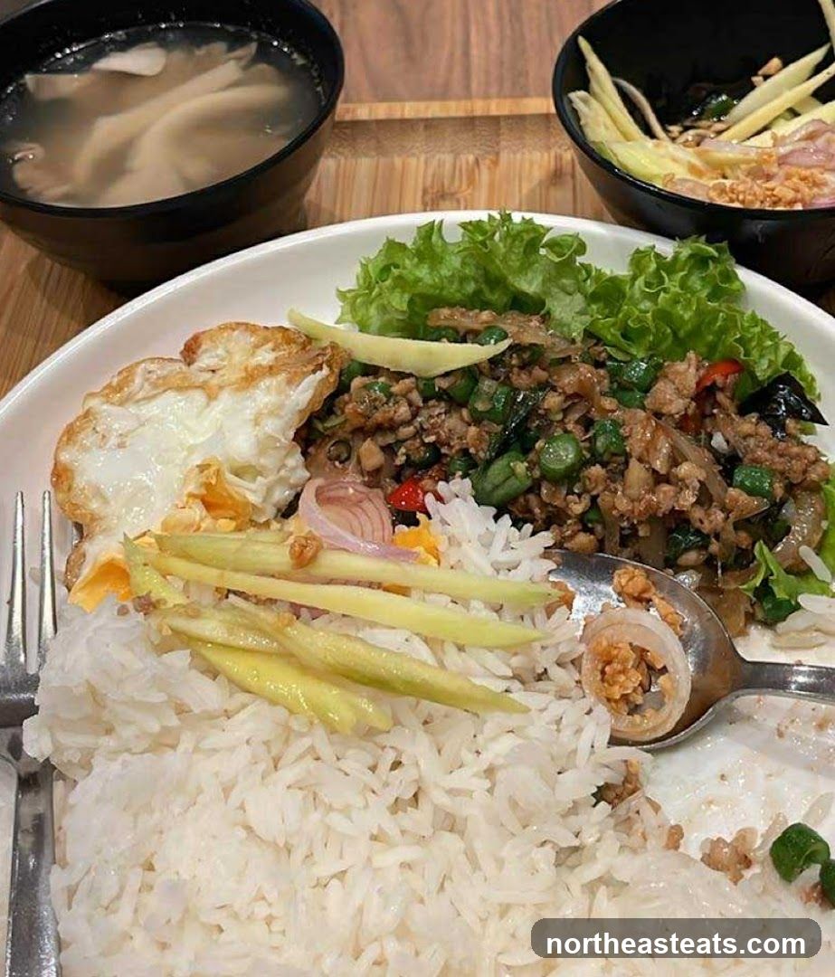 Thai Basil Stir-fry with Rice