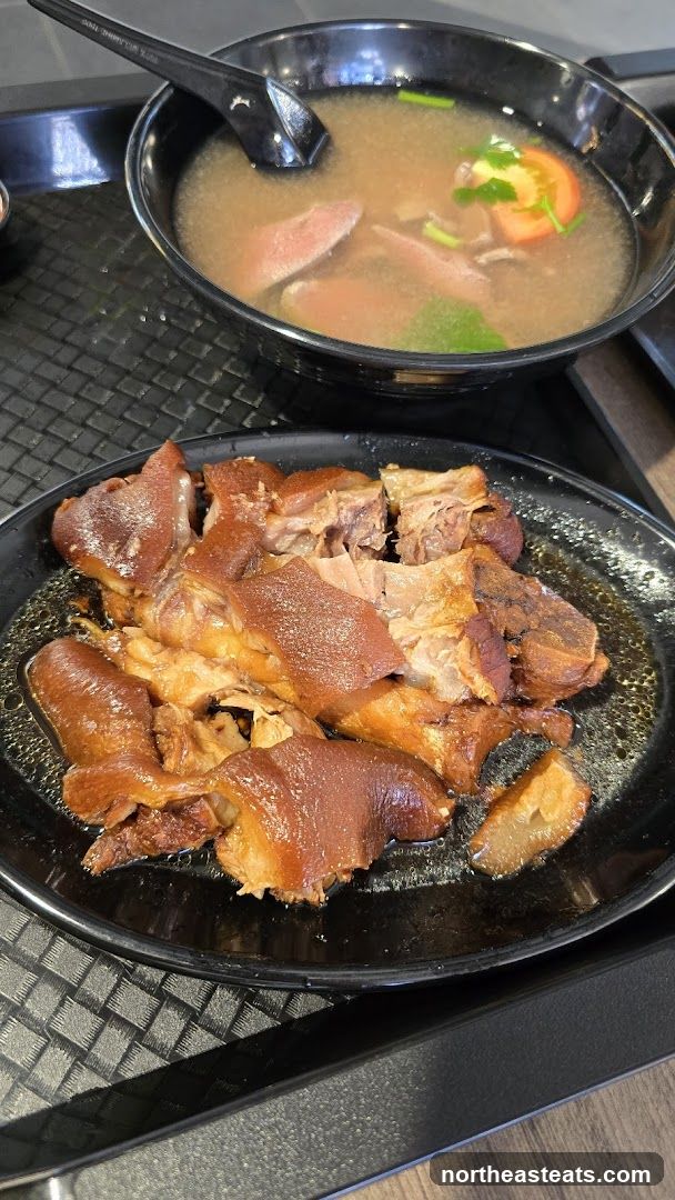 Braised Pork Knuckles and Soup