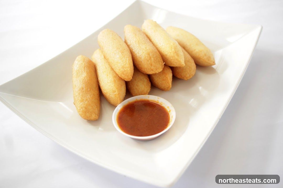 Fried Fish Cakes with Sauce