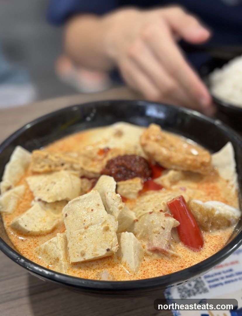 Curry Laksa with Tofu and Chili
