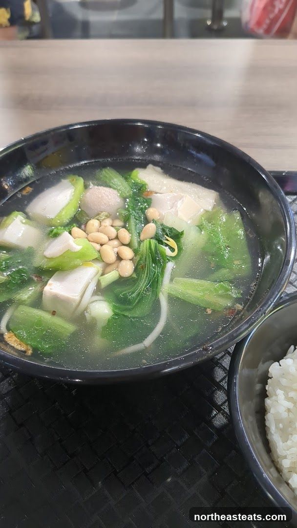 Soup with Tofu and Vegetables