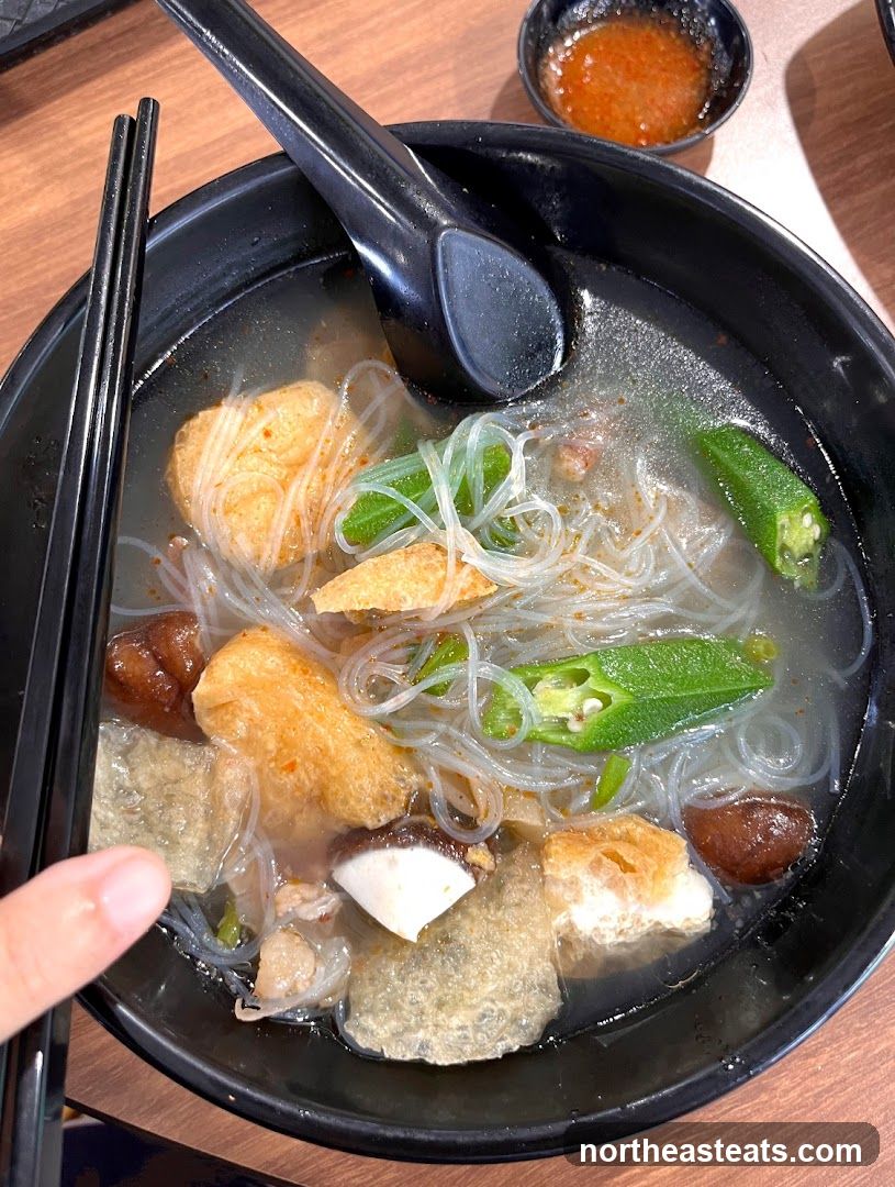 Noodle Soup with Various Ingredients