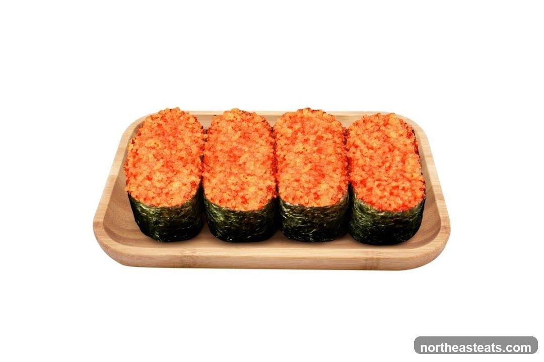 Tobiko Gunkan Maki Sushi