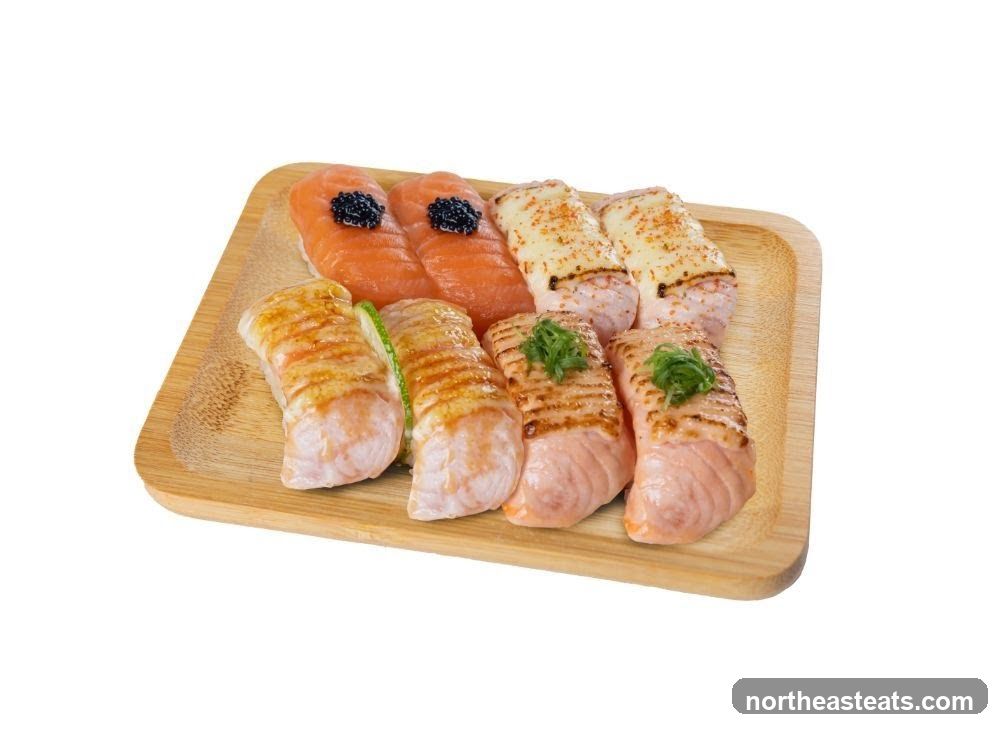 Salmon Sushi Platter