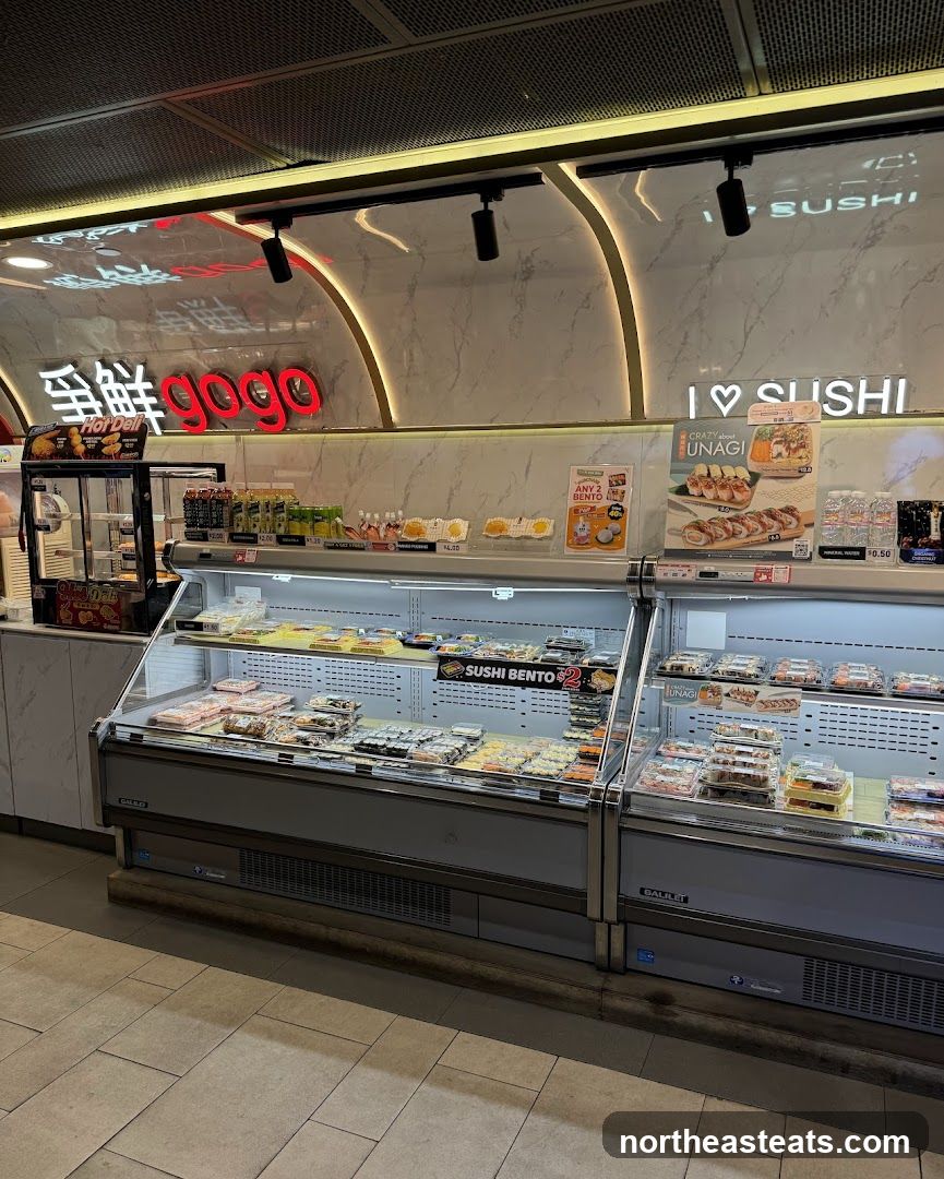 Sushi and Hot Deli Display