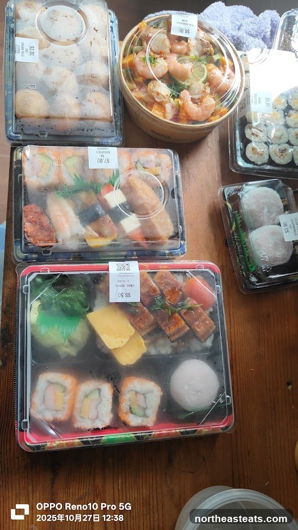 Assorted Sushi and Bento Boxes
