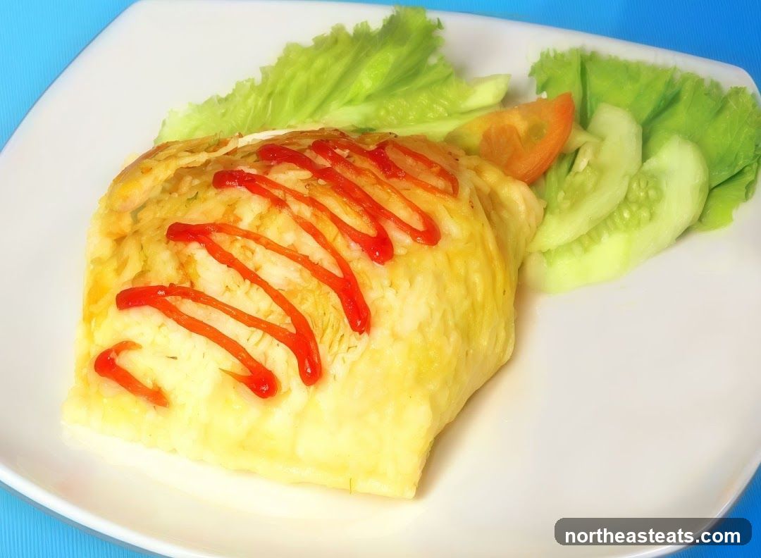 Omurice with Ketchup