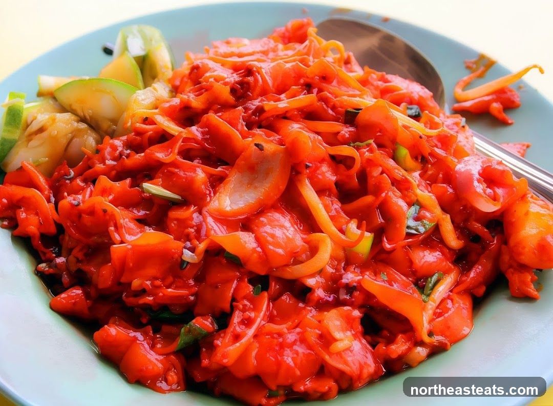 Spicy Noodles with Cucumbers