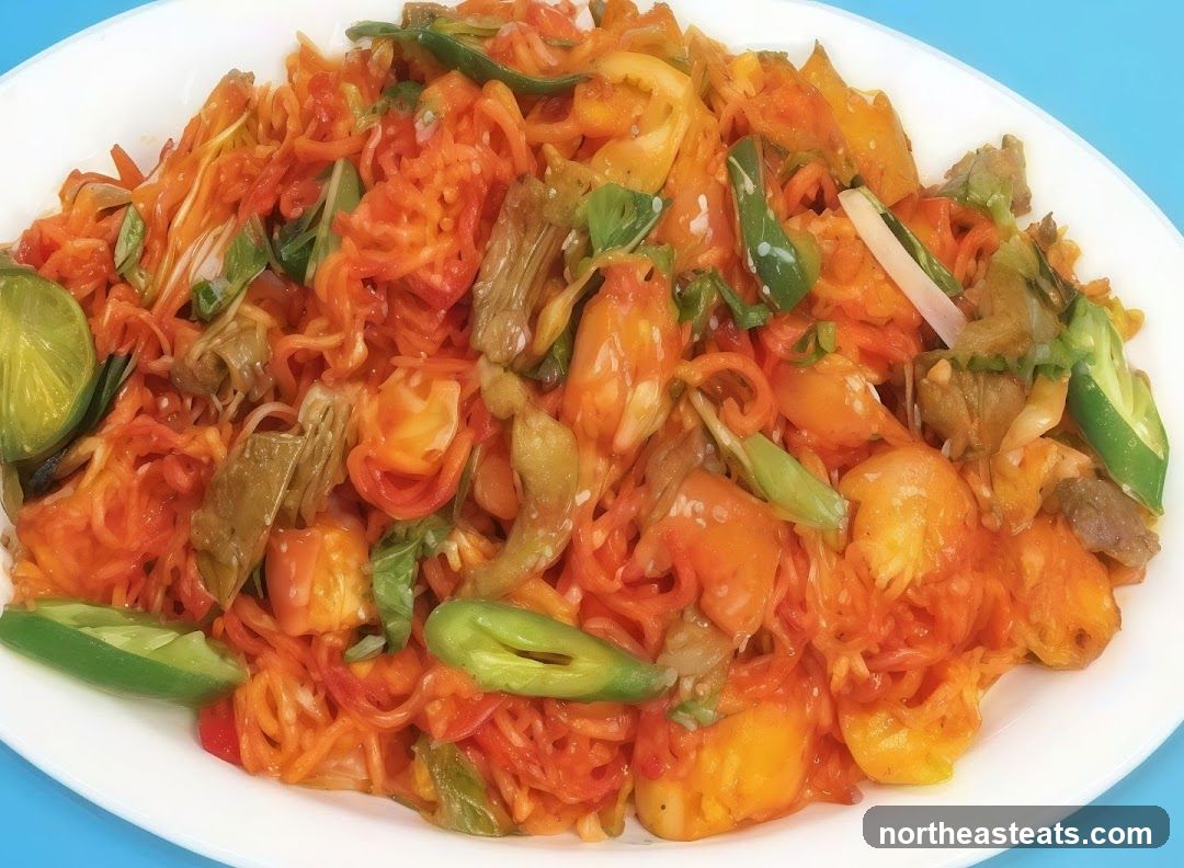 Spicy Noodle Dish