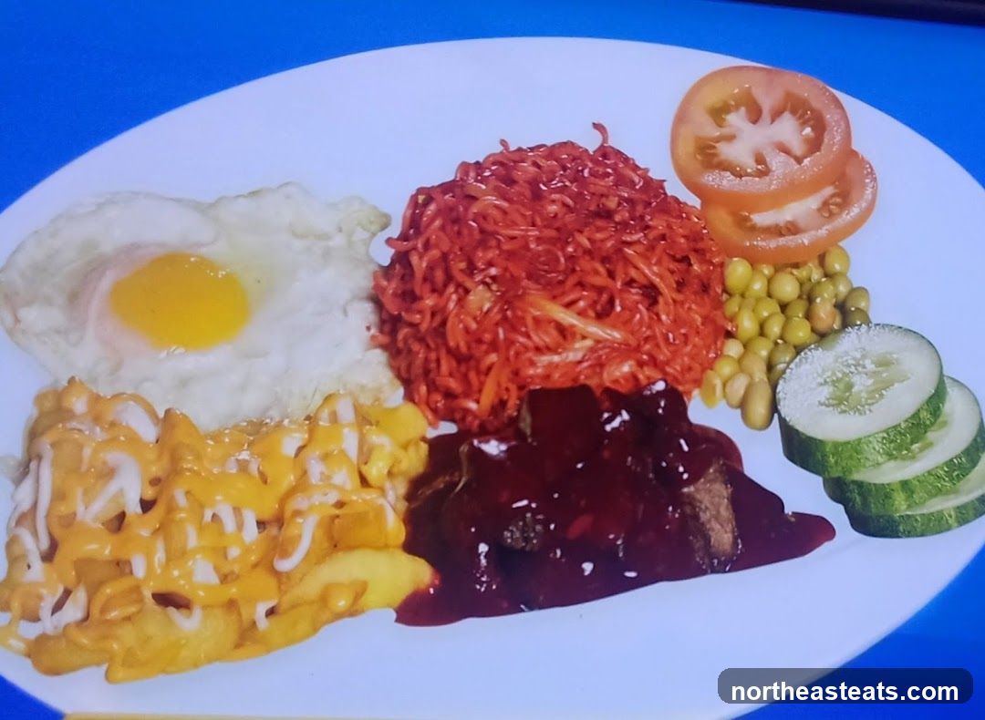 Noodle Dish with Sides