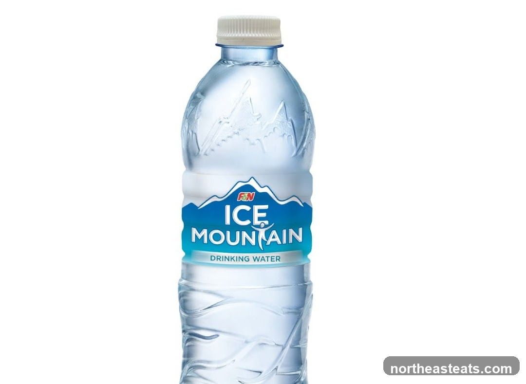 Bottle of Ice Mountain Drinking Water