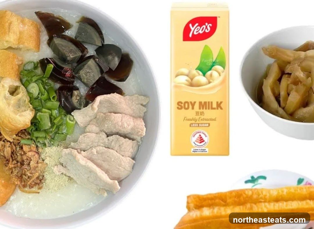 Congee with Century Egg and Pork