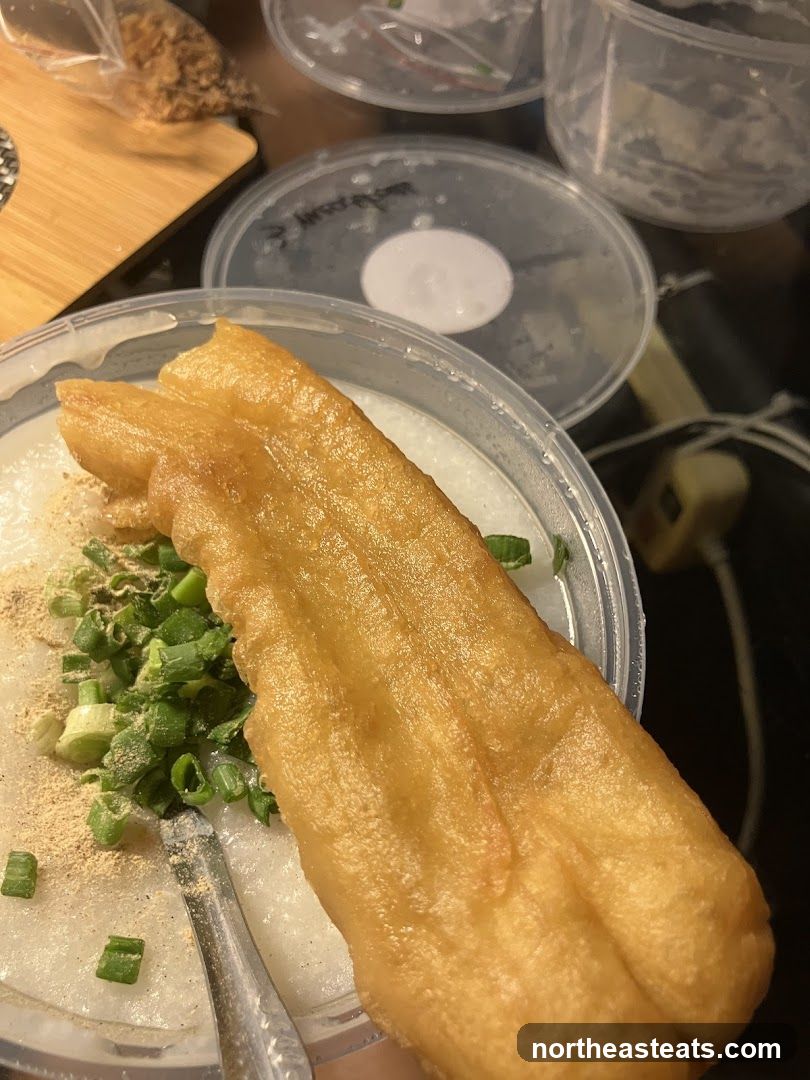 Congee with Fried Dough Stick