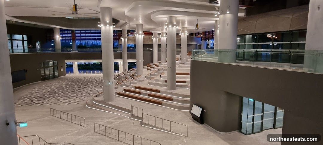 Modern Auditorium with Tiered Seating