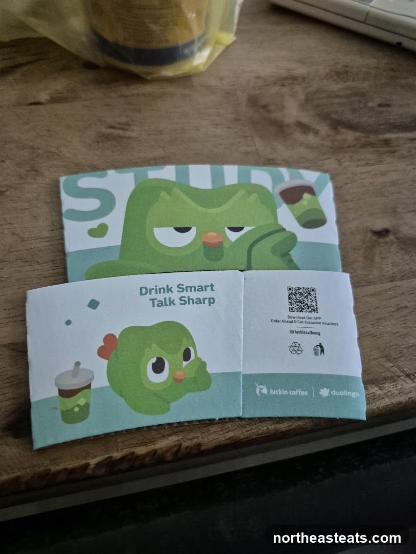 Luckin Coffee and Duolingo Promotional Material