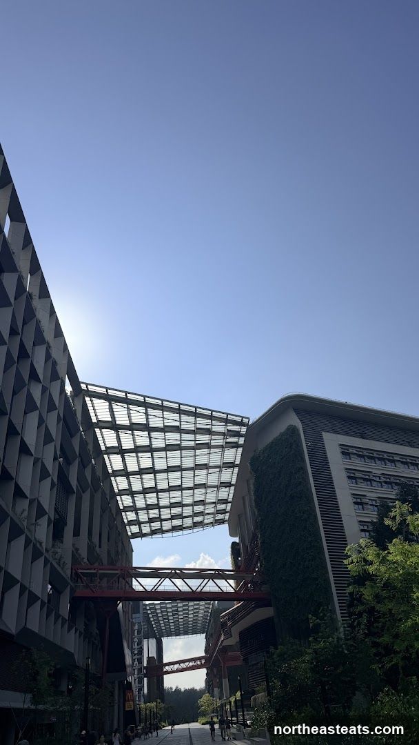 Modern Architecture with Skywalks