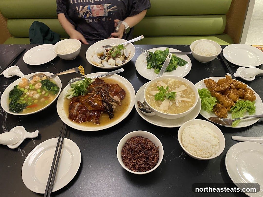 Chinese Food Spread