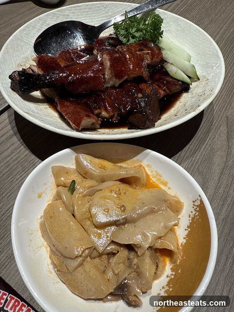 Roast Duck and Appetizer
