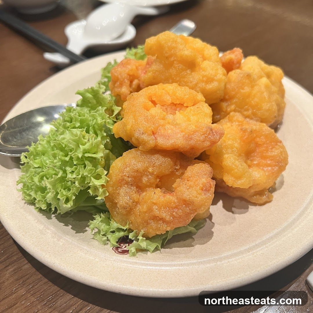 Fried Shrimp with Lettuce