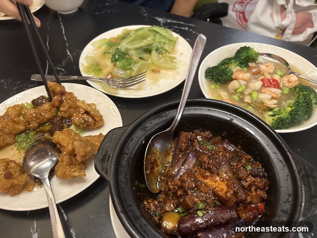 Chinese Food Spread