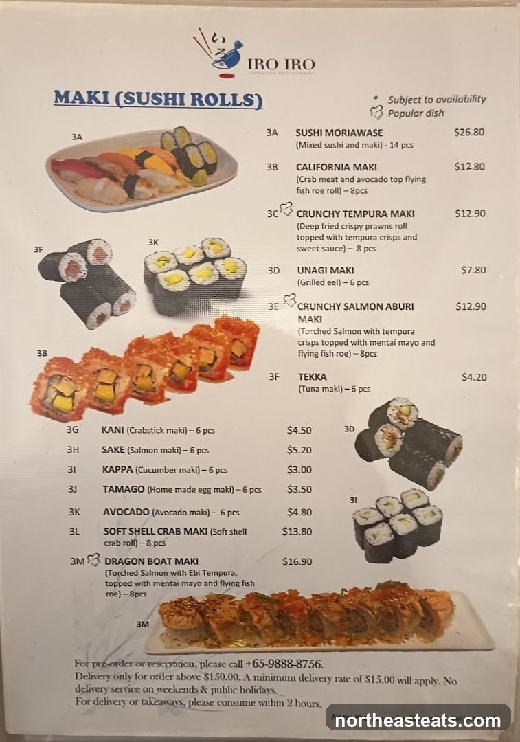 MAKI (SUSHI ROLLS)