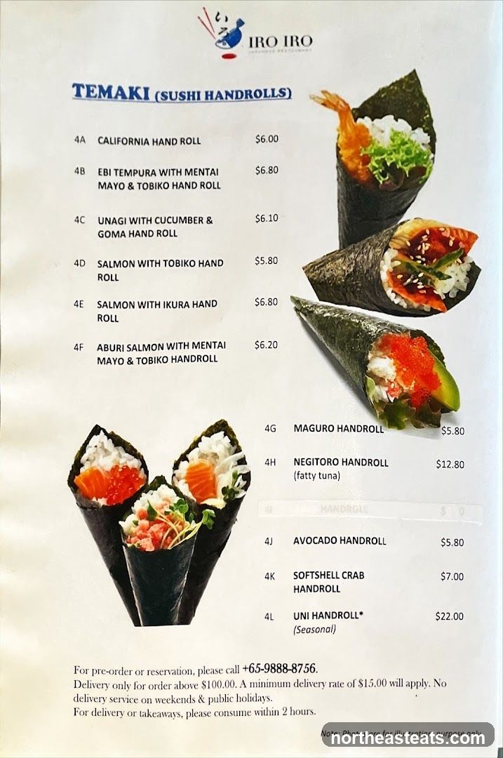 TEMAKI (SUSHI HANDROLLS)