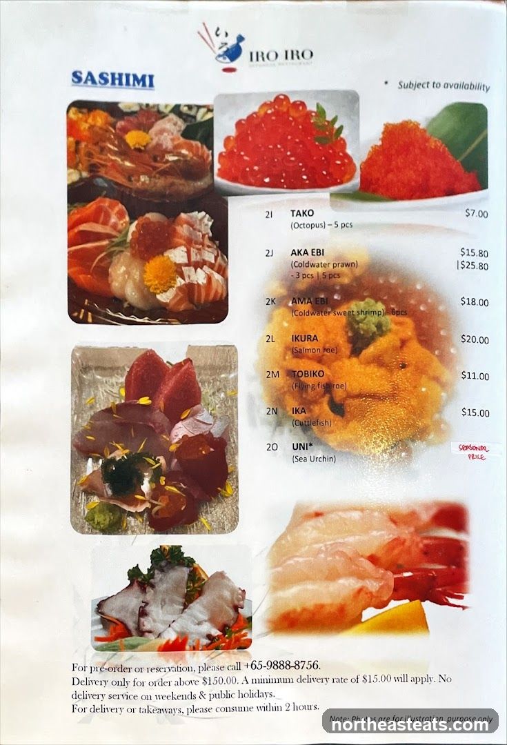 IRO IRO SASHIMI