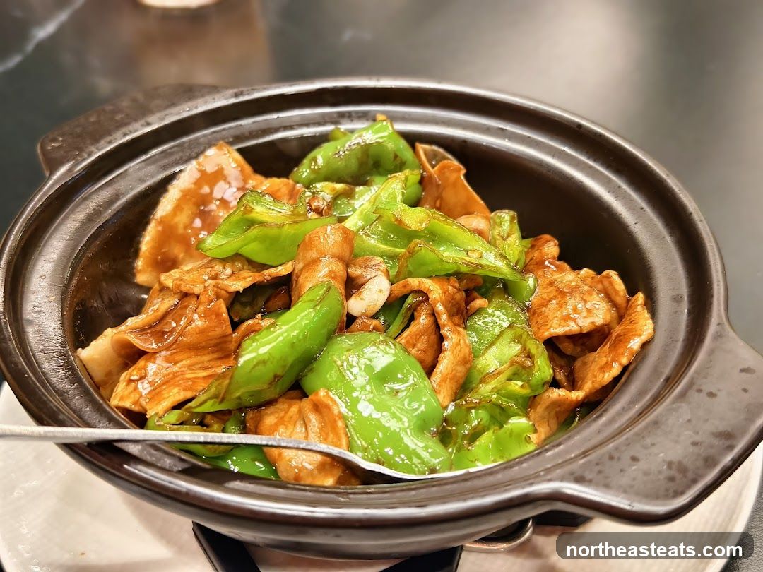 Stir-fried Pork with Green Peppers
