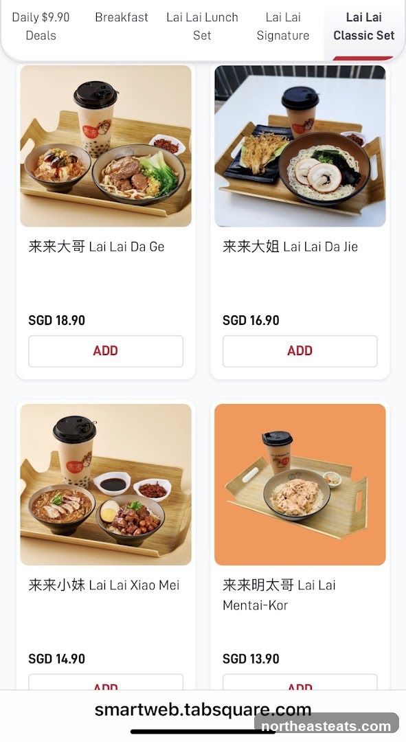 Lai Lai Lunch Set