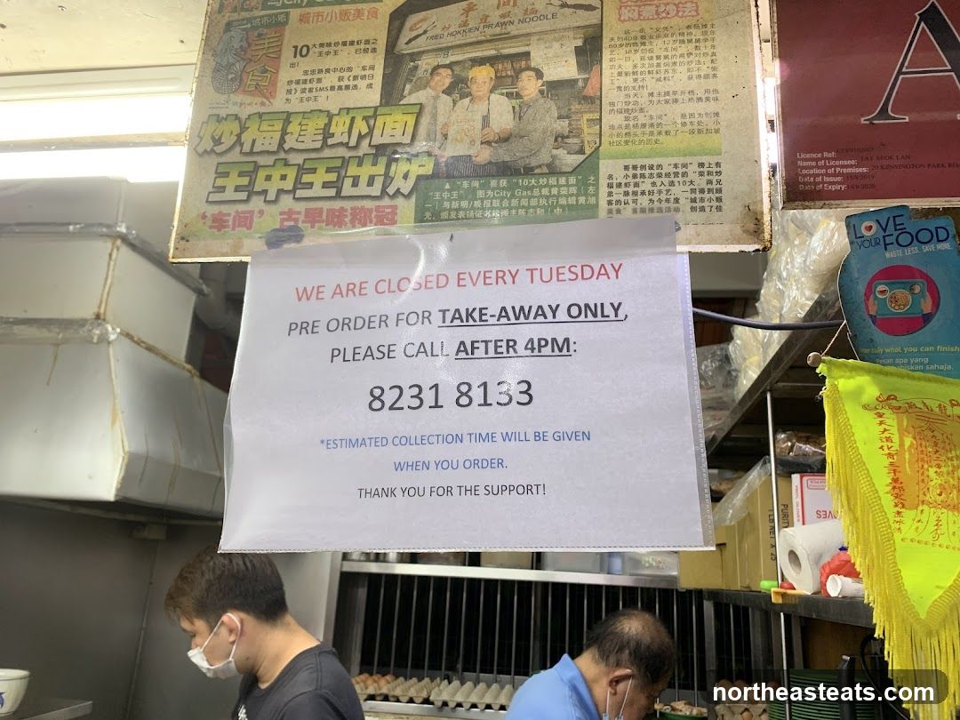 Take-away Order Sign