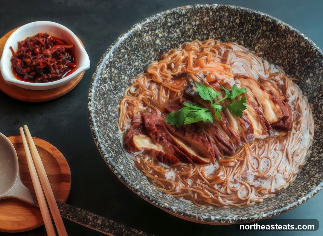 Noodle Dish with Sliced Meat