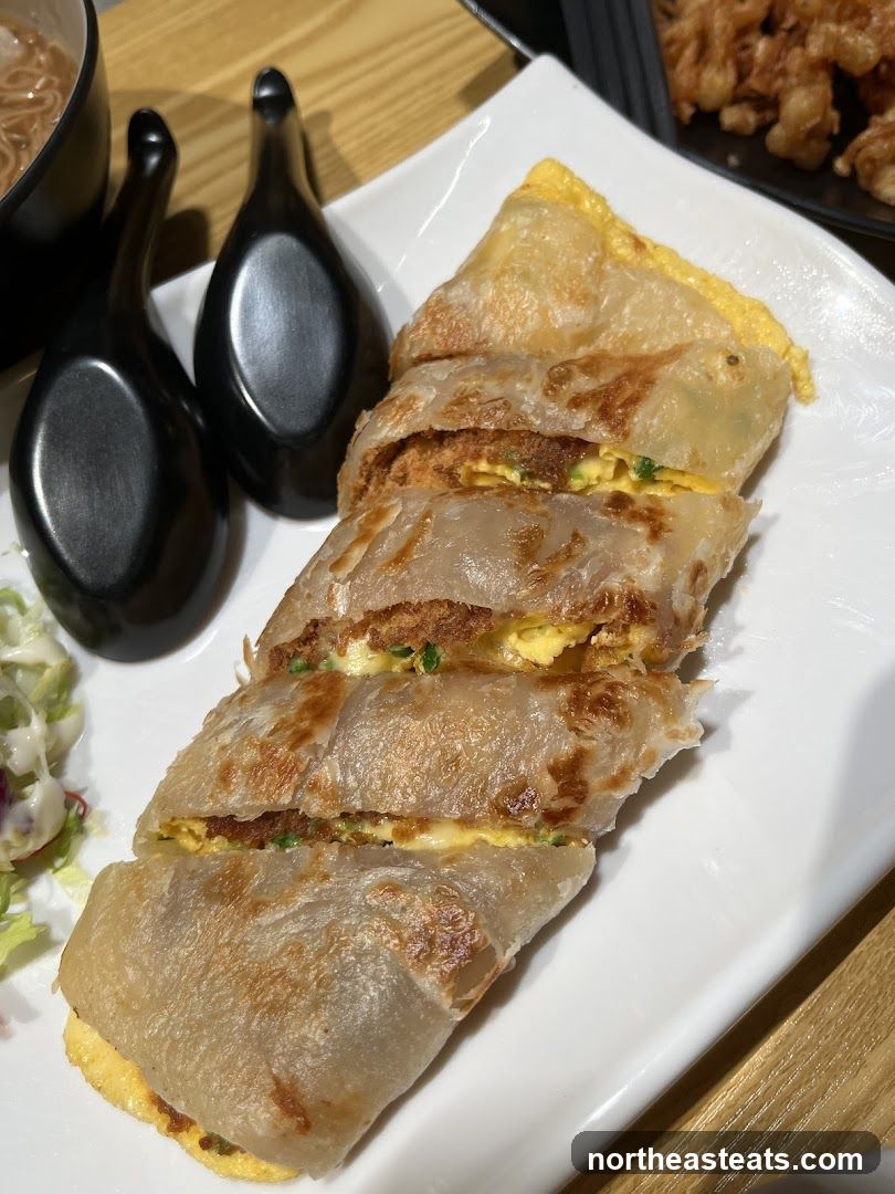 Rolled Omelet with Savory Filling