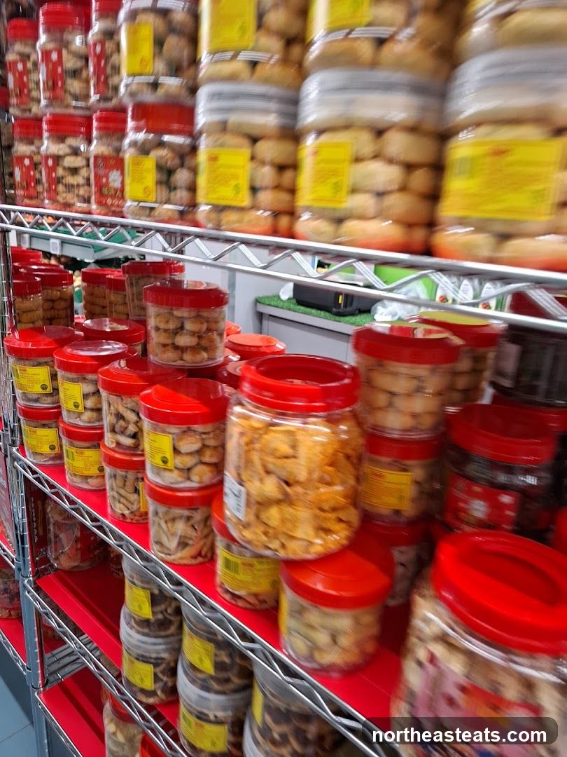 Assortment of Cookies in Jars
