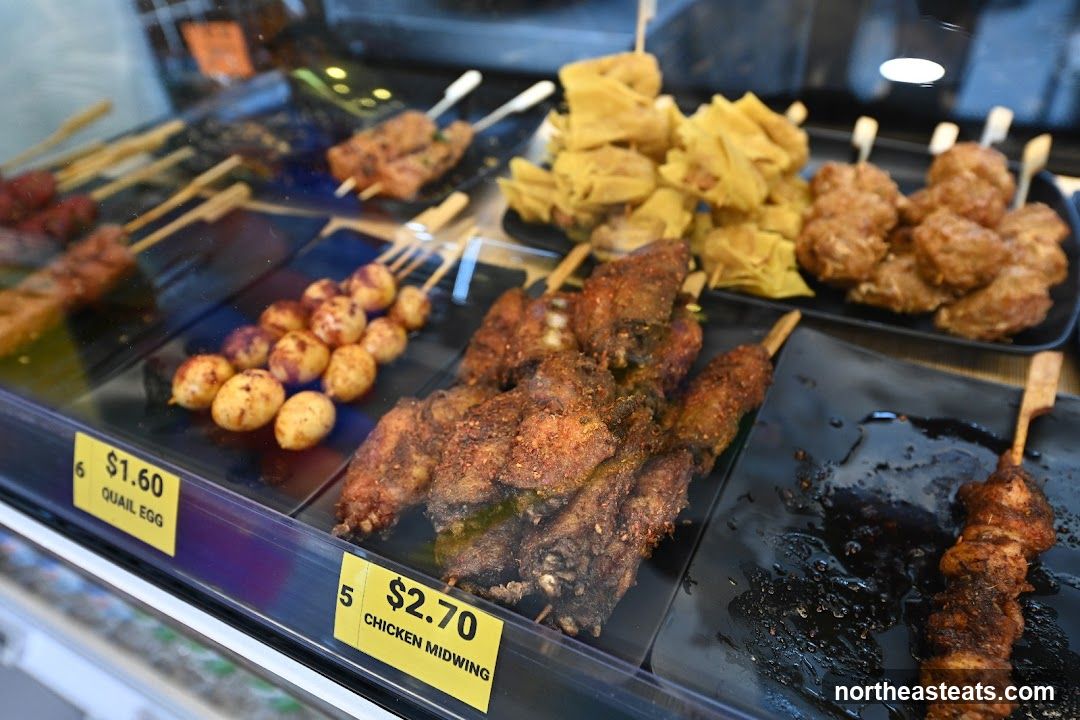 Assortment of Skewered Foods