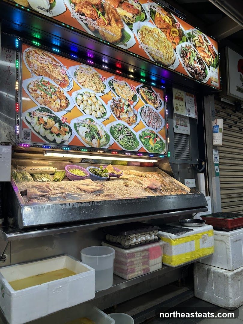 Seafood Stall Display