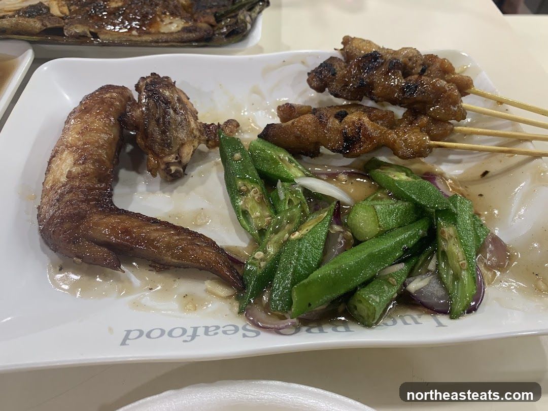 Chicken Wings and Satay