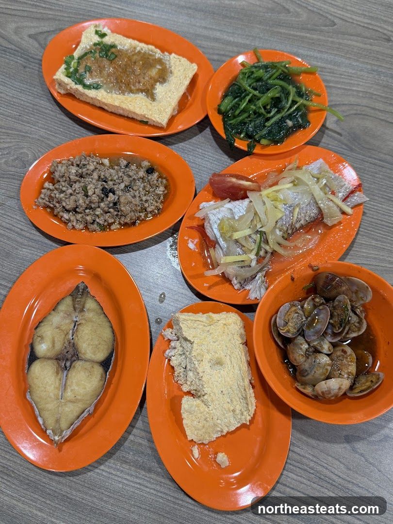 Assortment of Dishes