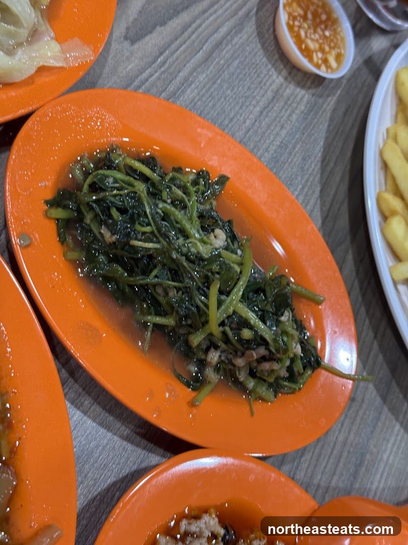Stir-fried Water Spinach