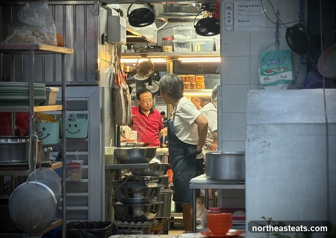 Kitchen Staff Preparing Food