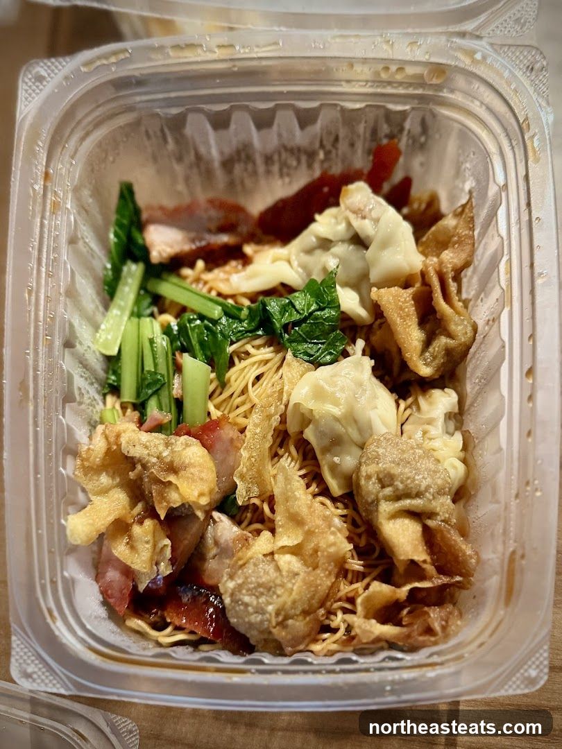 Serangoon Garden Carrot Cake & Wanton Noodle