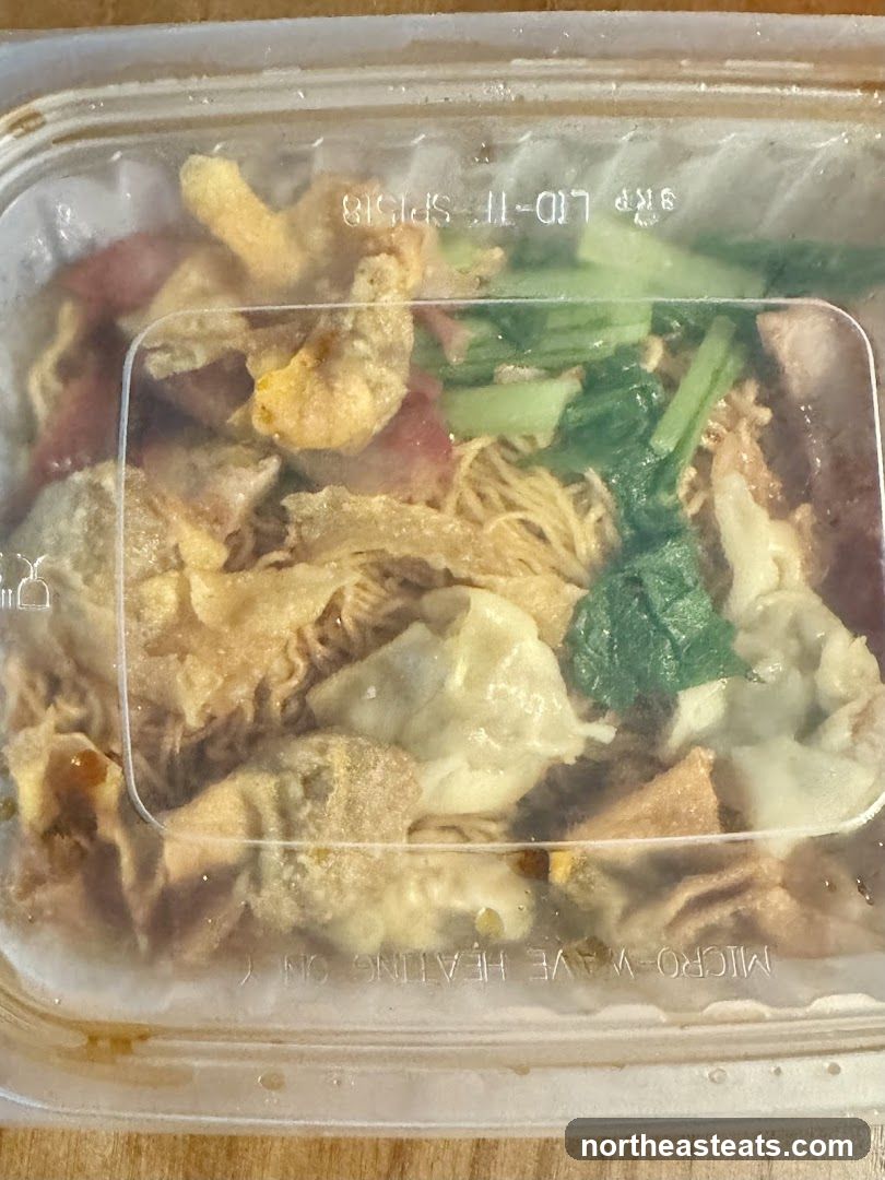 Noodle Dish in Takeout Container