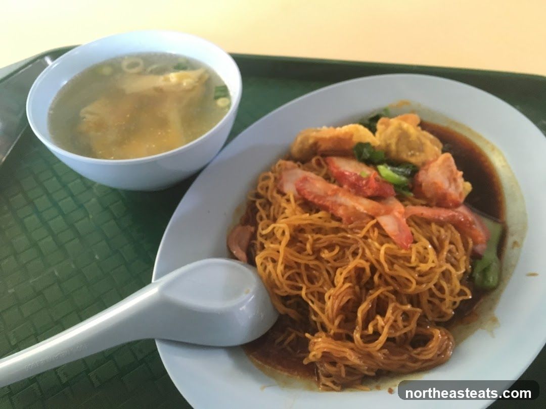 Noodles with Char Siu and Wontons